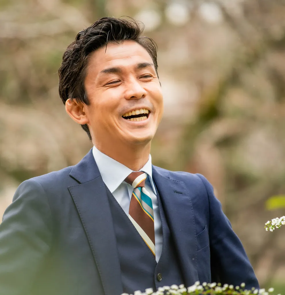代表取締役社長 白藤善啓の写真